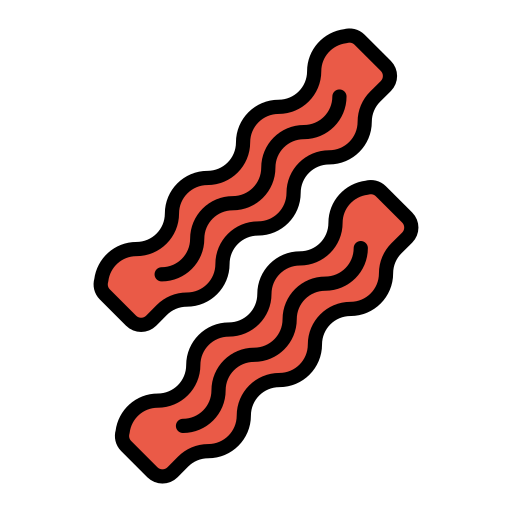 Bacon as drawn by OpenMoji in 17.0