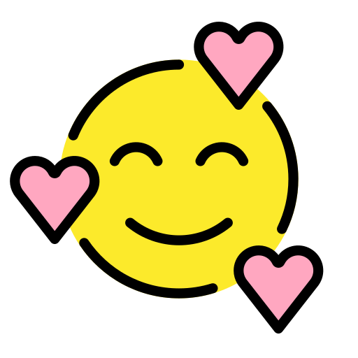 Smiling Face with Hearts, the design in this release