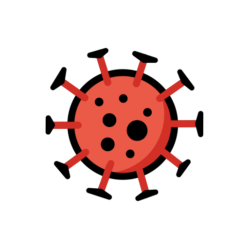Microbe as drawn by OpenMoji in 17.0