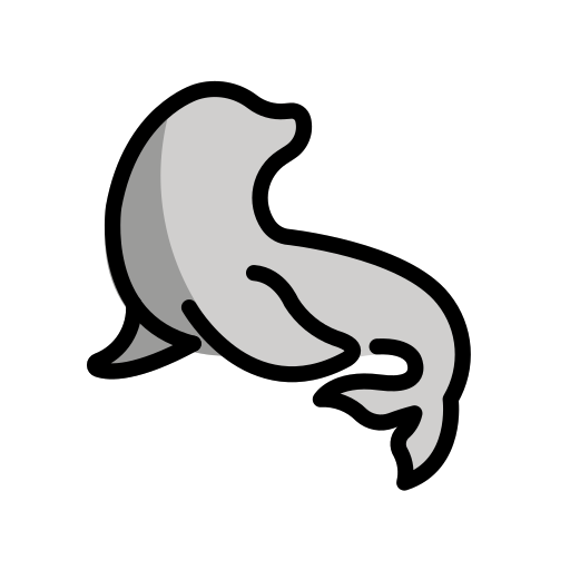 Seal as drawn by OpenMoji in 17.0