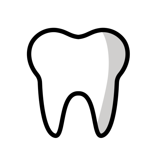 Dente as drawn by OpenMoji in 17.0
