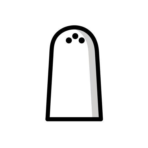 Salt as drawn by OpenMoji in 17.0