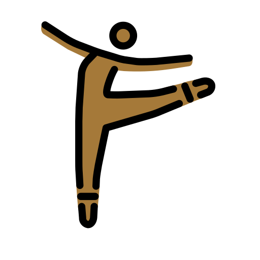 Ballet Dancer: Medium-Dark Skin Tone, the design in this release