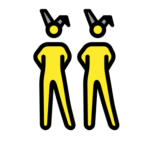 People with Bunny Ears: Dark Skin Tone, Medium-Light Skin Tone, the design in this release