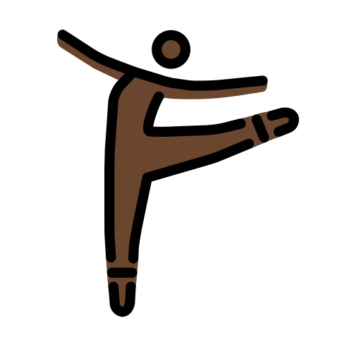 Ballet Dancer: Dark Skin Tone, the design in this release