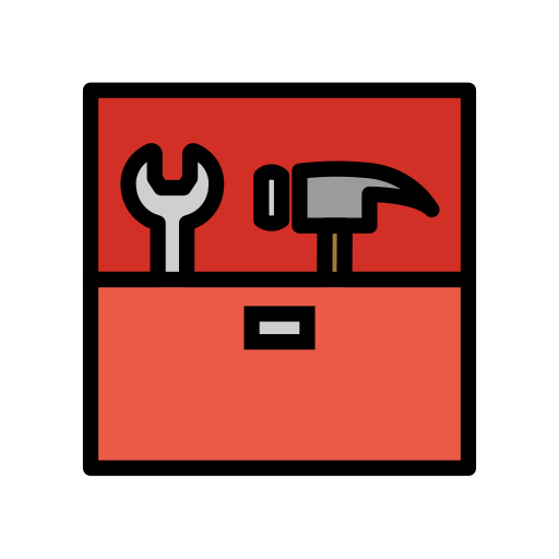 Werkzeugkasten as drawn by OpenMoji in 17.0