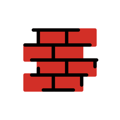 Brick as drawn by OpenMoji in 17.0
