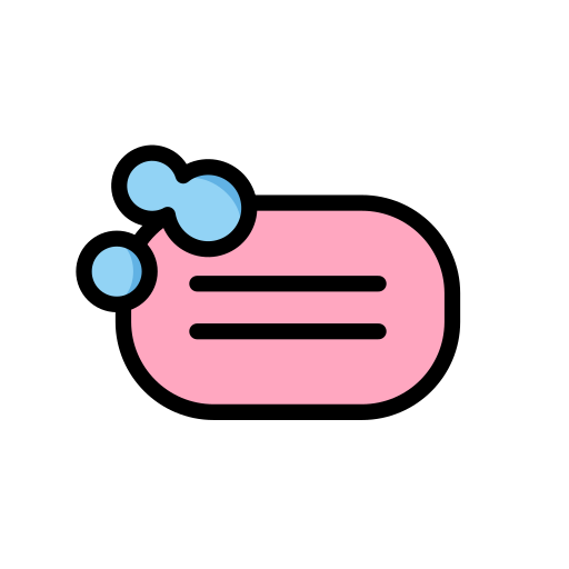 Soap as drawn by OpenMoji in 17.0