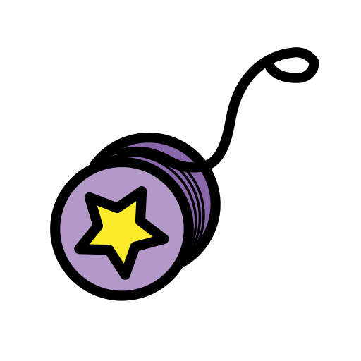 Yo-Yo as drawn by OpenMoji in 17.0