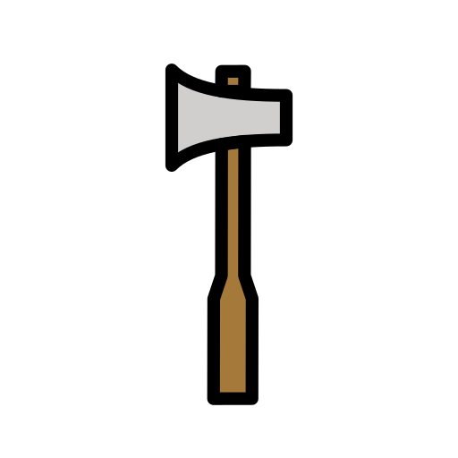 Axe as drawn by OpenMoji in 17.0
