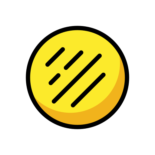 Flatbread as drawn by OpenMoji in 17.0