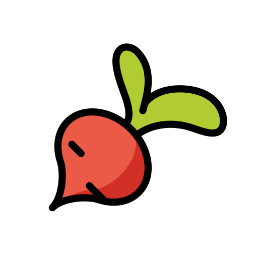 뿌리채소 as drawn by OpenMoji in 17.0