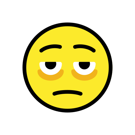 Face with Bags Under Eyes, the design in this release