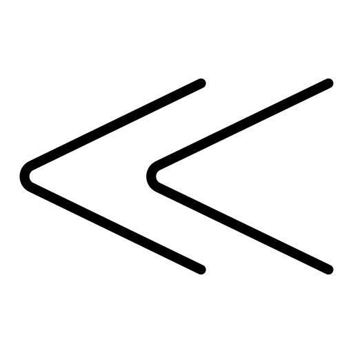 Fast Reverse Button as drawn by OpenMoji in 17.0