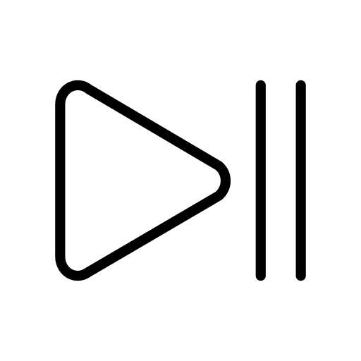 Play or Pause Button as drawn by OpenMoji in 17.0