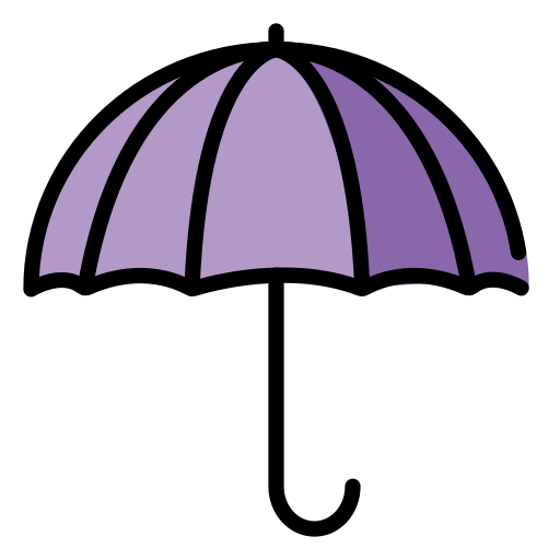 Umbrella as drawn by OpenMoji in 17.0