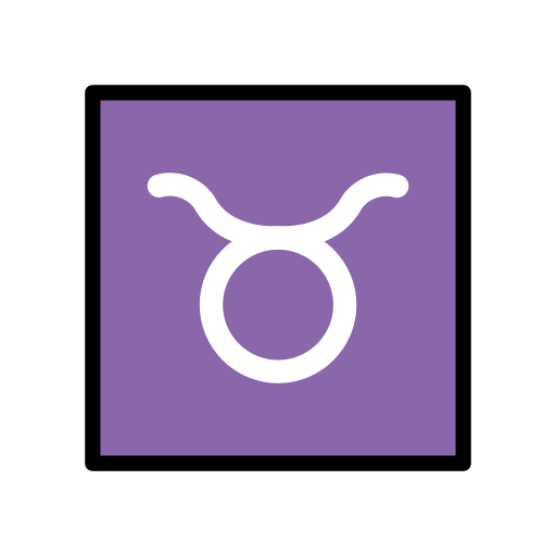 Taurus as drawn by OpenMoji in 17.0
