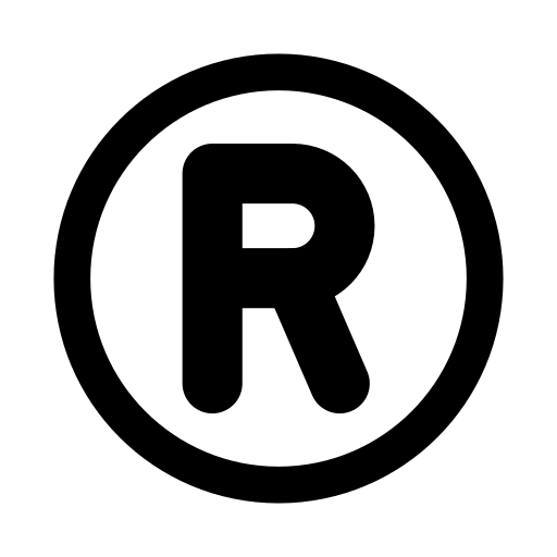 registered as rendered by OpenMoji