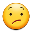 Confused Face as drawn by Samsung in Experience 8.0