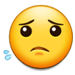 worried face — Samsung