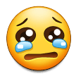 crying face — Samsung