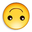 upside-down face — Samsung