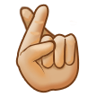 Crossed Fingers: Medium-Light Skin Tone, the previous design