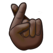 Crossed Fingers: Dark Skin Tone, the previous design