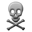 skull and crossbones — Samsung