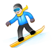 Snowboarder as drawn by Samsung in Experience 8.1