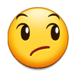 Disappointed Face as drawn by Samsung in Experience 8.1