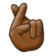 Crossed Fingers: Medium-Dark Skin Tone, the design in this release