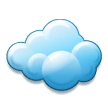 Cloud as drawn by Samsung in Experience 8.1