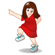 Woman Dancing as drawn by Samsung in Experience 8.5