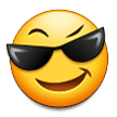 Smiling Face with Sunglasses, the previous design