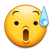 Anxious Face with Sweat, the previous design