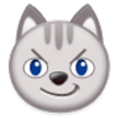 Cat with Wry Smile, the previous design