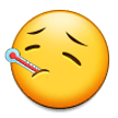 Face with Thermometer as drawn by Samsung in Experience 8.5