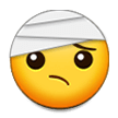 Face with Head-Bandage as drawn by Samsung in Experience 8.5