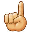 Index Pointing up as drawn by Samsung in Experience 8.5