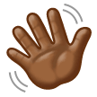 Waving Hand: Medium-Dark Skin Tone, the previous design