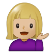 Person Tipping Hand: Medium-Light Skin Tone, the previous design