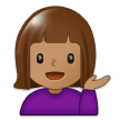 Person Tipping Hand: Medium Skin Tone, the previous design