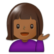 Woman Tipping Hand: Medium-Dark Skin Tone, the previous design