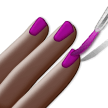 Nail Polish: Dark Skin Tone, the previous design