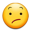 Confused Face as drawn by Samsung in Experience 9.0
