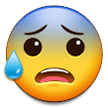 Anxious Face with Sweat, the design in this release