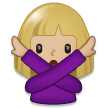 Woman Gesturing NO: Medium-Light Skin Tone, the previous design