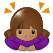 Woman Bowing: Medium Skin Tone, the previous design