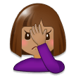 Person Facepalming: Medium Skin Tone, the previous design